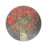 Zazzle van gogh vase with red poppies、ヴィンテージFineアートコースター