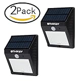OTHWAY 12 LED センサー ライト ガーデンライト ソーラー 人感 防犯 自動点灯 日本語取説付き (2個)