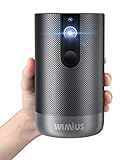 WiMiUS プロジェクター 小型 Android TV搭載 モバイルプロジェクター 500ANSIルーメン フルHD1080P 充電式大容
