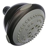LASCO 08-5129 Modern Shower Head with Five Functions, Oil Rubbed Bronze [並行輸入品]