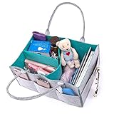 ポータブルベビーおむつキャディー：パーフェクトトラベルオーガナイザーバスケットベビー子供のおもちゃ＆基本 - クールでスタイリッシュな保育園オーガナイザー| Portable Baby Diaper 