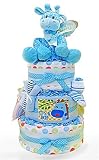 A Star Is Born! Baby Boy 3 Tiered Diaper Cake by The Gift Basket Gallery [並行輸入品]