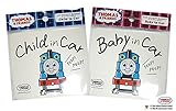 KiKKa for mother THOMAS&FRIENDS(きかんしゃトーマス) カーセーフティーマグネット2枚セット【BABY IN CAR】【CHILD IN CAR】