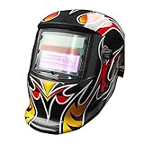 自動遮光溶接面 溶接面 遮光面 溶接マスク 高感度 遮光速度 1/25000秒 TIG/MIG/MAG対応 ソーラー電池採用 アーク対応 20番