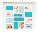 MCS 46649 12 Month Baby Collage Frame in White