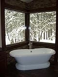 70 "アクリルDouble Ended Pedestal Bathtub With No蛇口穴drillings-「Lewis」