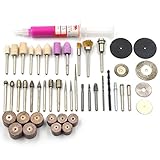 AngelaKerry 48本セット ハイスピードロータリーツール 3mm軸 [並行輸入品]