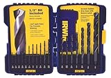 Irwin Industrial Tools 314018 Black Oxide Drill Bit Set, 18-Piece [並行輸入品]