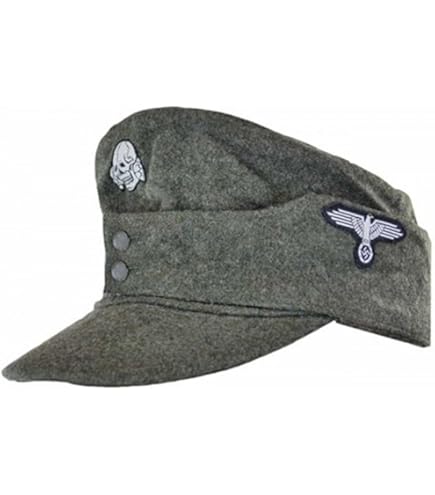 Amazon.co.jp: 旧ドイツ軍 兵下士官用 規格帽 灰色 ウール製 グレー