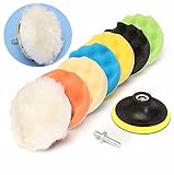 Drillpro 8Pcs 7 Inch Sponge Polishing/Buffing Pad Kit For