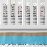 Serena and Lily Nautical Flag Crib Skirt by Serena and Lily