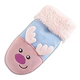 キッズ手袋、ジュニア、子供用 BLAST シンプル グローブ 手袋 冬 子供用 シフゾウ柄 (7歳~10歳目安) (ブルー)