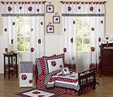 Red and White Polka Dot Ladybug Girl Toddler Bedding 5 Piece Set [並行輸入品]