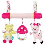 【ノーブランド品】おもちゃ　ベビーベッド　ベビーカー　吊り人形　ぶら下げ　ハンドベル　カエル　ガラガラ　かわいい　ギフト