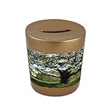 Cherry Blossom Golden Money Bank