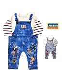 【子供服】 Daddy Oh Daddy (ダディオダディ) 日本製オーガニック天竺だまし絵Ｔオール 70cm，80cm V54700
