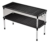 パール金属 ファインブラック 「ワイド キッチンシェルフ 2個組」【IT】(#9805214)