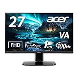 日本エイサー 【Amazon.co.jp限定】Acer モニター 27インチ フルHD VA 非光沢100Hz 1ms HDMI ミニD-S