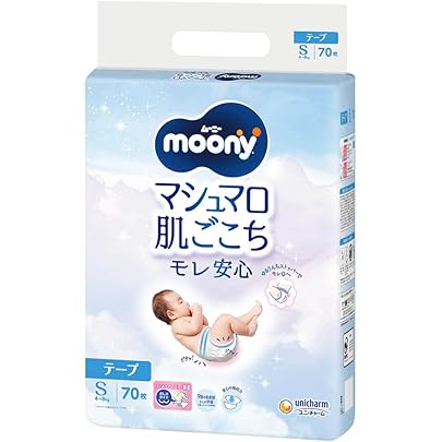 Amazon.co.jp: ナチュラルムーニー 【テープ Sサイズ】ムーニー