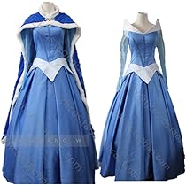 ブルー オーロラ 姫 ドレス 眠れる森の美女 仮装 大人 Lサイズ Amazon.co.jp: 実物撮影 豪華修正版 コスプレ衣装☆眠れる森の