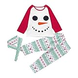 (プタス)Putars ベビー服 子供服 上下セット Tシャツ 女の子 男の子 雪だるま柄 クリスマス 可愛い 秋 冬 運動服 旅行 記念日 プレゼント 3-18ヶ月