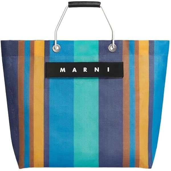 Amazon | [Marni] マルニ ストライプバッグ カバン 【FLOWER