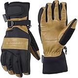 Wells Lamont Winter Gloves with Cowhide Leather Palm, Insulated, Ultimate Water Resistant, Large (76