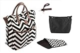 Diaper Bag with Changing Pad and Organizer Insert by FAJ