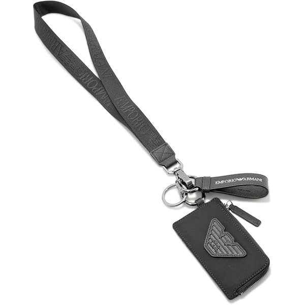EMPORIO ARMANI レザーキーリング エンポリオ アルマーニ EMPORIO ARMANI キーリング キーホルダー