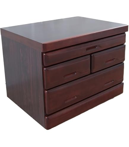 Amazon｜日本製 仏壇台 仏壇下台 チェスト 【スペイス ダーク】高さ