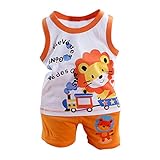 ベビー服　夏服　セット服　二点セット　シャツ　ショートパンツ　袖なし　スポーツウェア　幼児　赤ちゃん