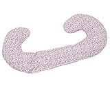Motherhood Cover for the Sleepy-C Maternity Support and Side Sleeper Pillow (Lilac Leaves) by Mother