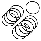 uxcell ラバーベルトモーター ドライブ 小型　修理 補修　 84mm インナー 胴回り 弾性 ブラック 10個