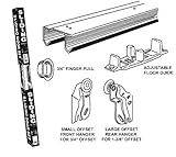 e-z Rollスライドドアトラックセット – 58 – 1 / 2 "トラックfor 5 ftドア開口部