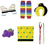 ラヴィギフト6点セットクッション アーバン レインボー ペンギン 恐竜B 腹巻イエロースター ホルダーレインボー lv-g05‐54