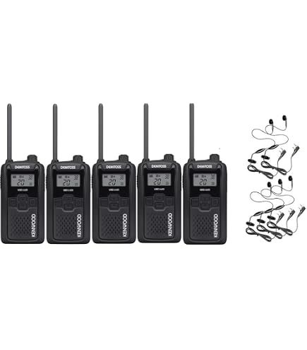 KENWOOD UBZ-LS20 トランシーバー 4台セット Amazon | 4台セット (本体4台とイヤホンマイク4個)ケンウッド インカム