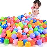 onemores ( TM ) 100個カラフルなボール楽しいボールソフトプラスチック海洋ボールベビーキッドおもちゃSwim Pit Toy