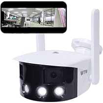 Amazon.co.jp: WTW 塚本無線 防犯カメラ 監視カメラ 超広角 ワイド 180