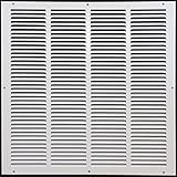 24" x 24" RETURN GRILLE - Easy Air FLow - Flat Stamped Face [White] [並行輸入品]