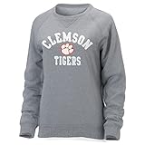 NCAA Clemson Tigers Women 'sホットショットクルーネックスウェットシャツ、オックスフォード、XL