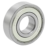6204Zボールベアリング，SODIAL(R) 20x47x14mm 6204Zダブル金属シールドホイールアクスルベアリング