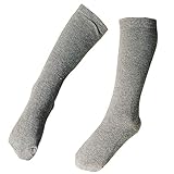 Plus Nao(プラスナオ) 子供用 靴下 ソックス ハイソックス シンプル 無地 コットン 女の子 男の子 ベビー キッズ 下着 くつ下 ブラック 0-1歳