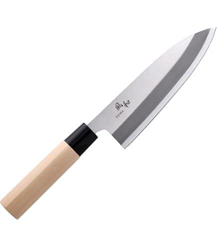Amazon｜佐竹産業 包丁 三徳包丁 日本製 170mm 濃州正宗作 白木