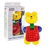 Ambi Toys Ted Triple Teether Toy [並行輸入品]