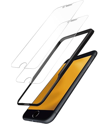iPhone SE第2世代 64GB ガラスフィルム(新品)セット Amazon | 対応 iPhone se2 / se3 ガラスフィルム ガイド枠付き