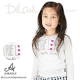 (エマーブル) AIMABLE長袖プリントＴシャツ/春 ロンＴ 80 アイボリー