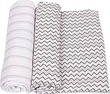 miracle ware ミラクルウエア Muslin Swaddle Blanket 2pk モスリンブランケット2枚セットPink & Grey ピンク&グレー