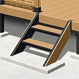 三協アルミ　ひとと木2　オプション　ステップ標準（H=500用）　【ウッドデッキ　人工木】 　チャコールブラック