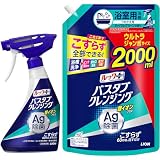 ルックプラス バスタブクレンジング 銀イオンプラス 本体500ml+ 詰め替えウルトラジャンボ2000ml ハーバルグリーンの香り まとめ買い お風呂 洗剤 こすらず一撃洗浄!