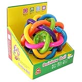 幼児Rattle Teetherボールおもちゃ – WishlandベビーカラフルなライトソフトSensory Activity Teether Toy